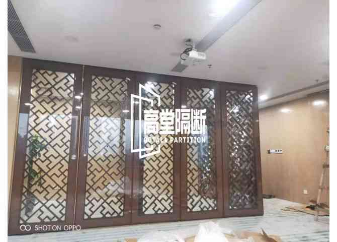 深圳港中旅大廈渤海銀行VIP簽約室內活動隔斷
